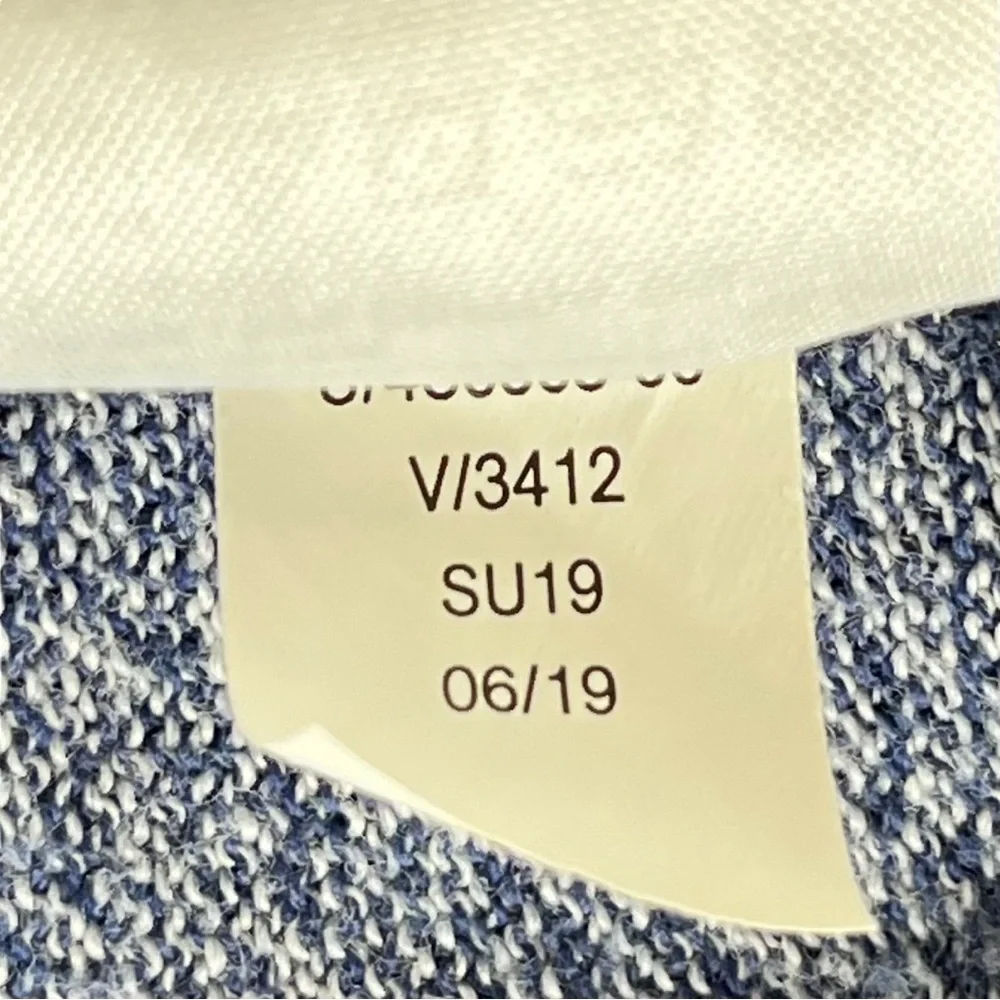 Banana Republic Men Large Blue Pullover Hooded Henley Lightweight Sweater‎
